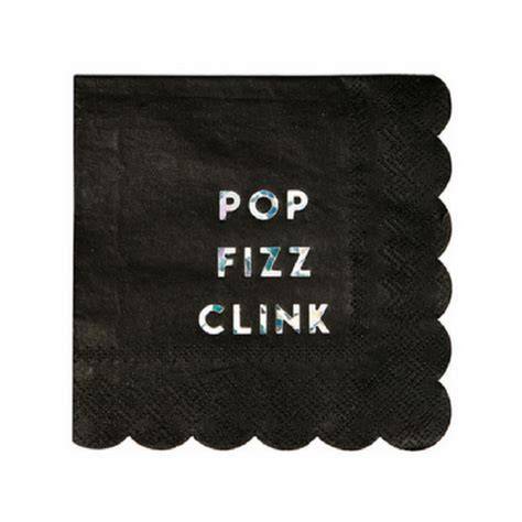 Meri Meri Pop Fizz Clink Napkins | 16 Pack