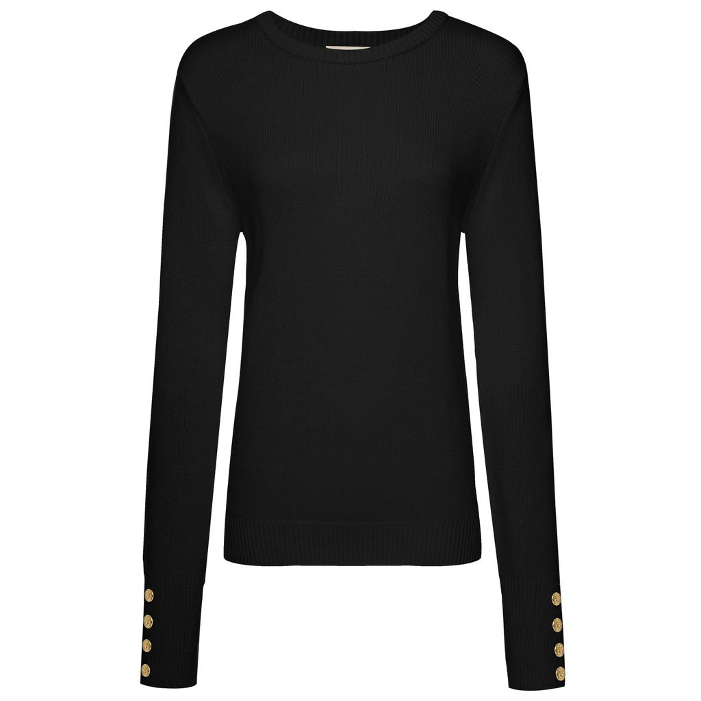 Moke Anne Womens Sweater | Black