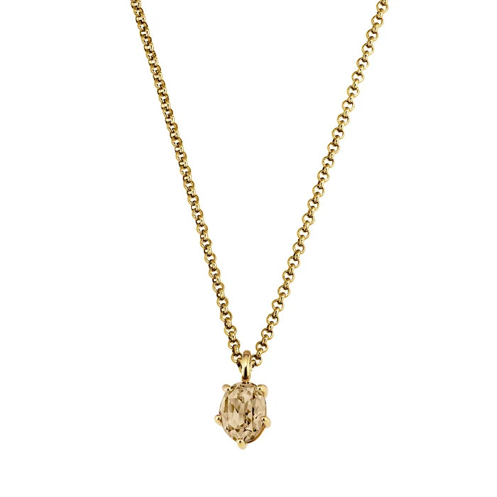 Dyrberg Kern Orb Gold Necklace | Golden