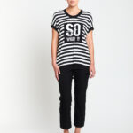 Obi So What Cocoon Tee | Black White