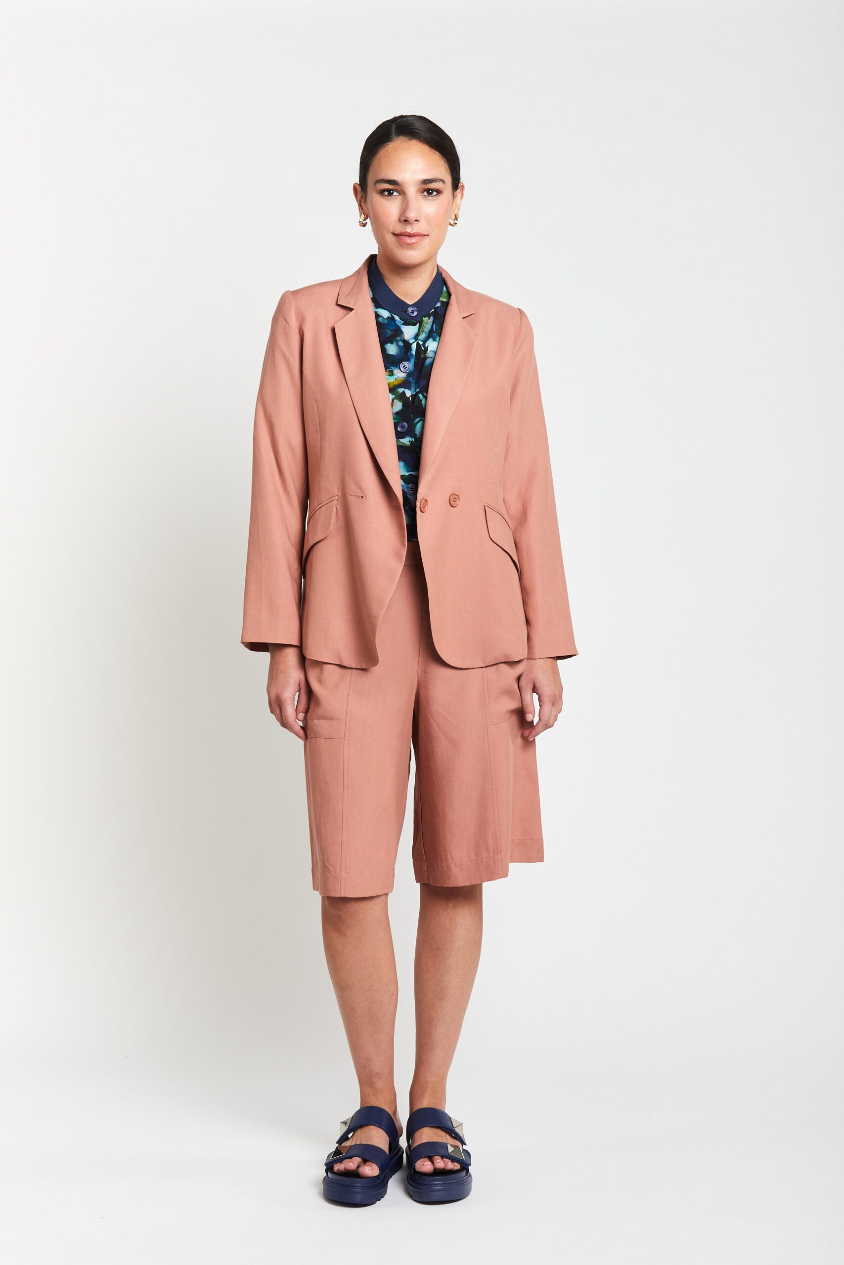 Obi Soprano Boyfriend Blazer | Dusky Rose