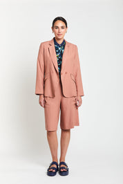 Obi Soprano Boyfriend Blazer | Dusky Rose