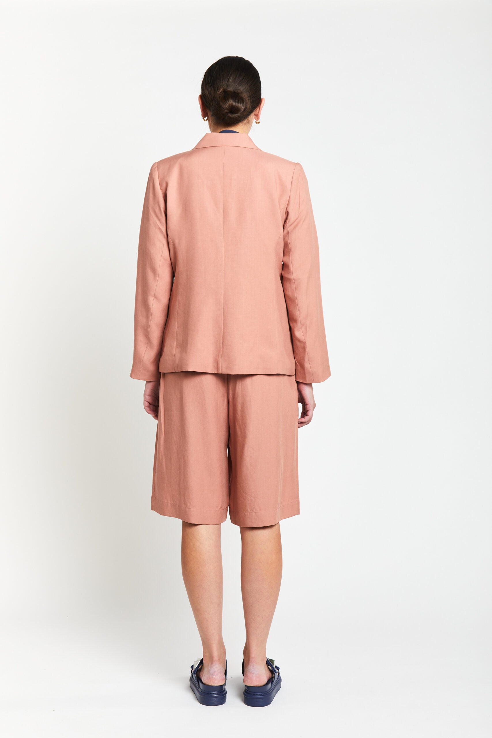 Obi Soprano Boyfriend Blazer | Dusky Rose