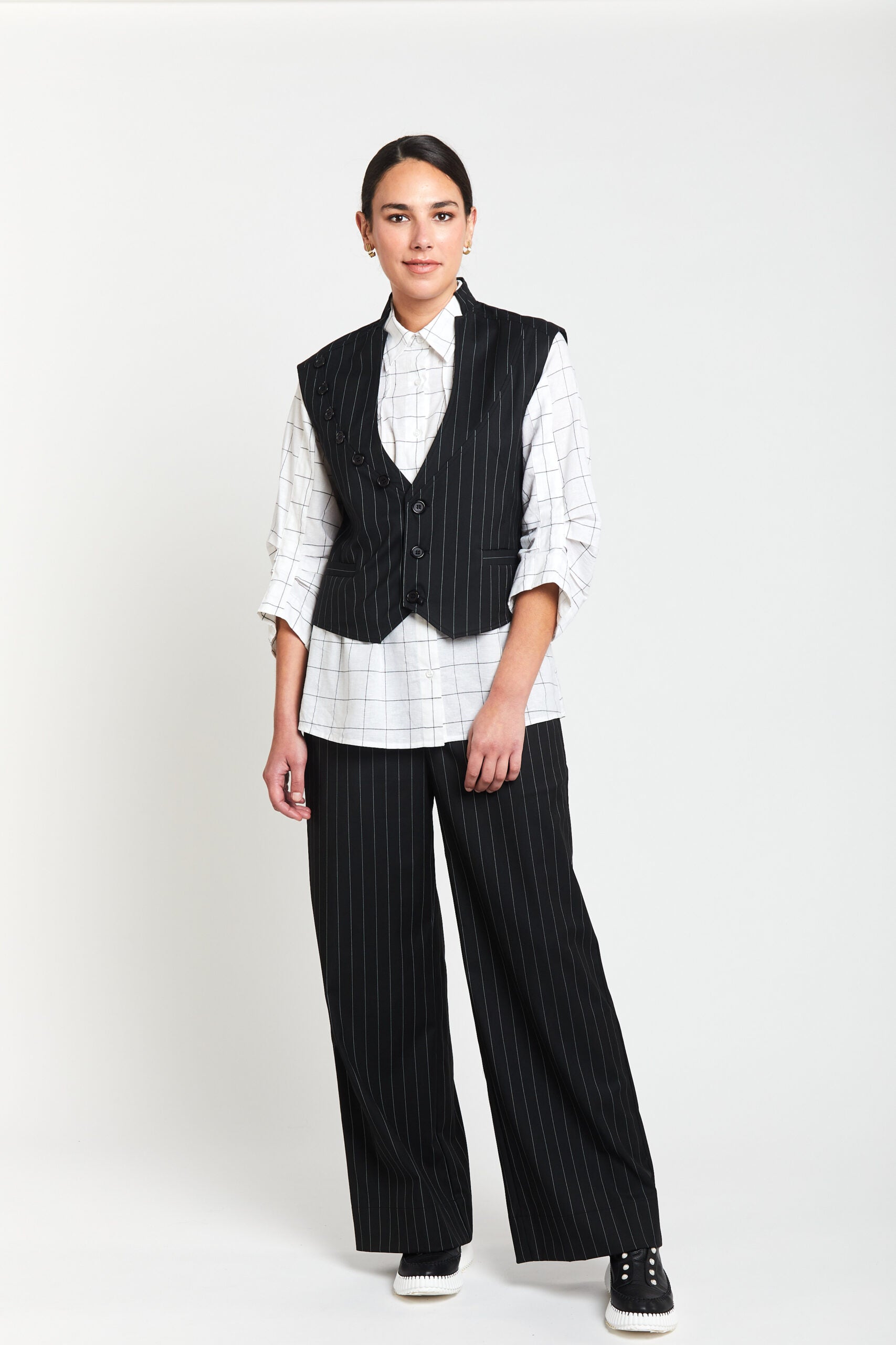 Obi Cityscape Waistcoat | Black
