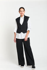 Obi Cityscape Waistcoat | Black