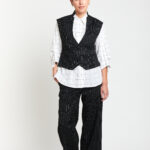 Obi Cityscape Waistcoat | Black