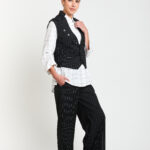Obi Cityscape Waistcoat | Black