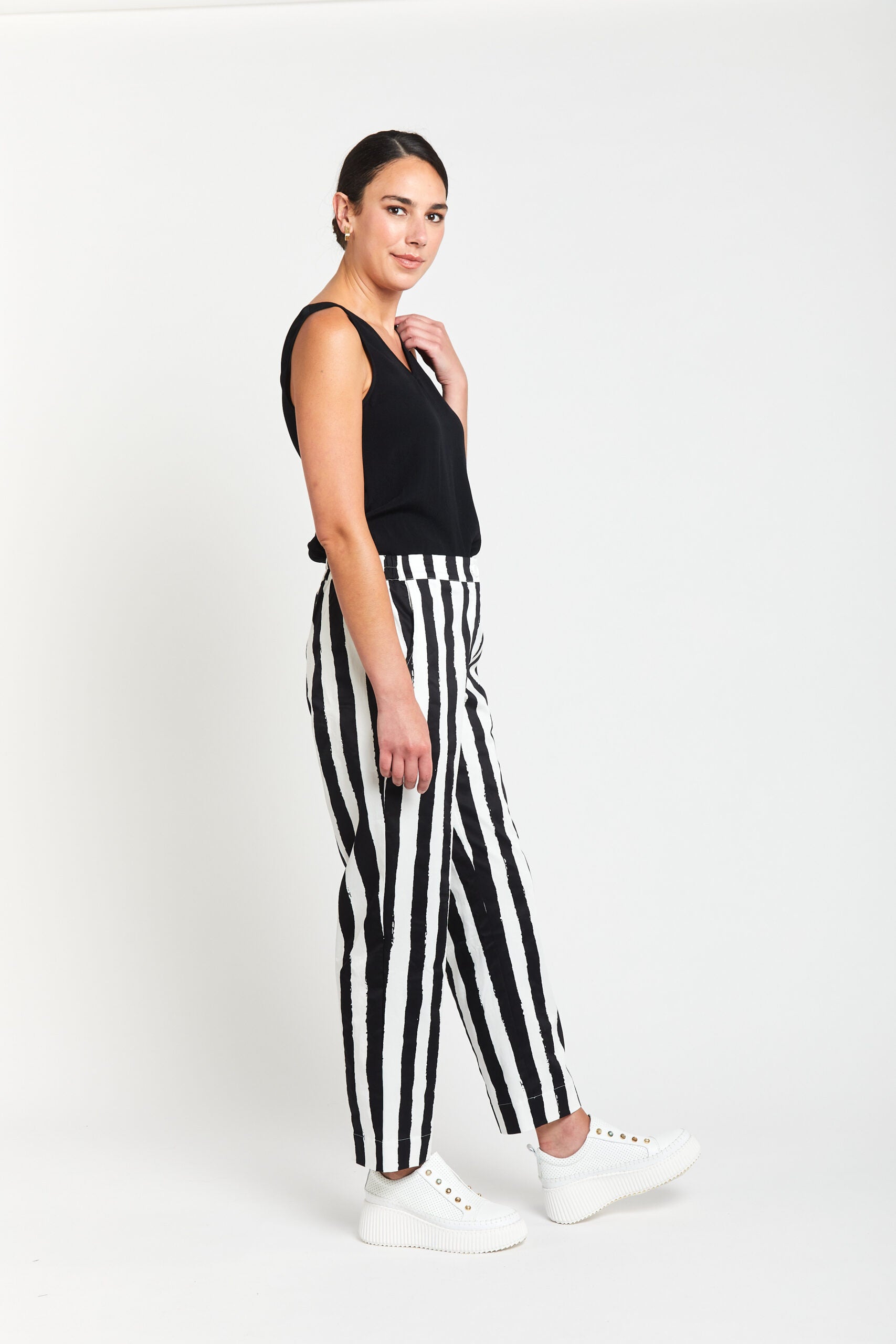 Obi Painterly Straight Leg Pant | Multi