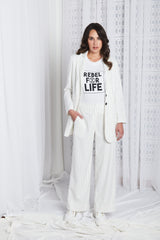 Obi Rebel For Life Tee | White