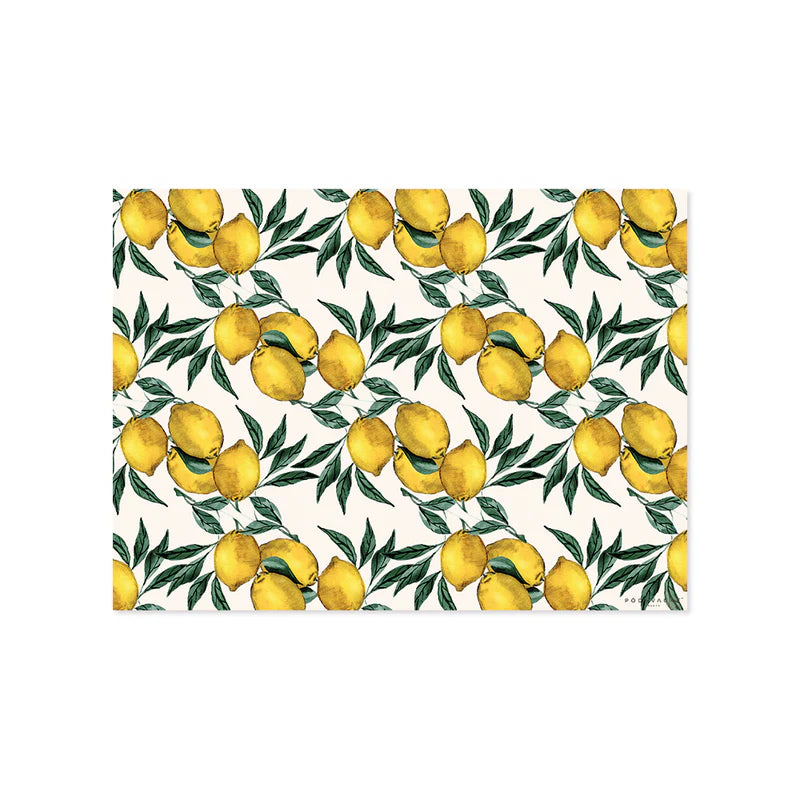 Podevache Vinyl Placemat | Lemon