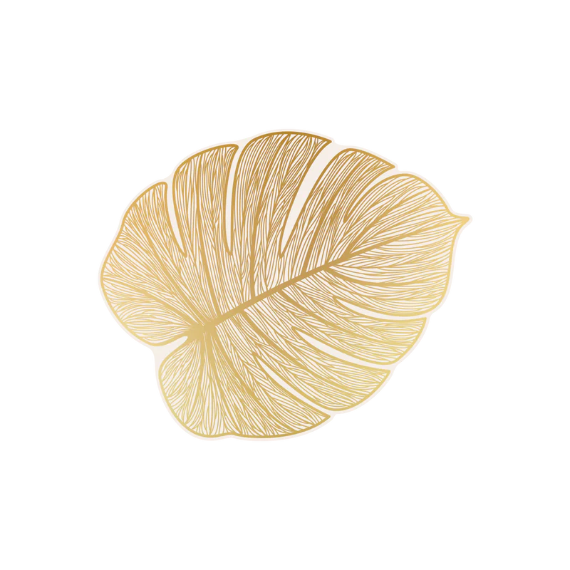 Podevache Vinyl Placemat | Gold Leaf