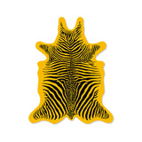 Podevache Vinyl Placemat | Zebra Yellow