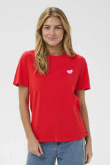 St Tropez Pextan Tee Shirt | Fiery Red