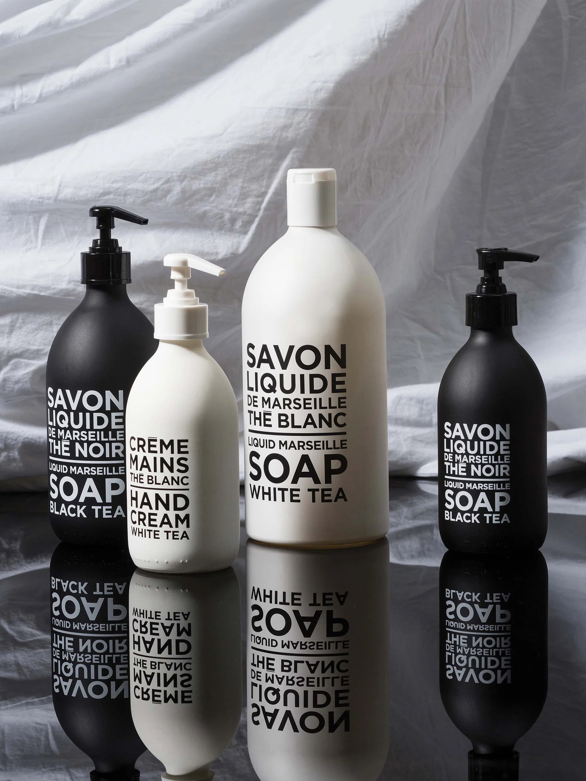 Compagnie de Provence Savon Black & White Liquid Marseille Soap | Black Tea 500ml