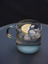 Citta Charcoal Glass Mug | Set Of 4