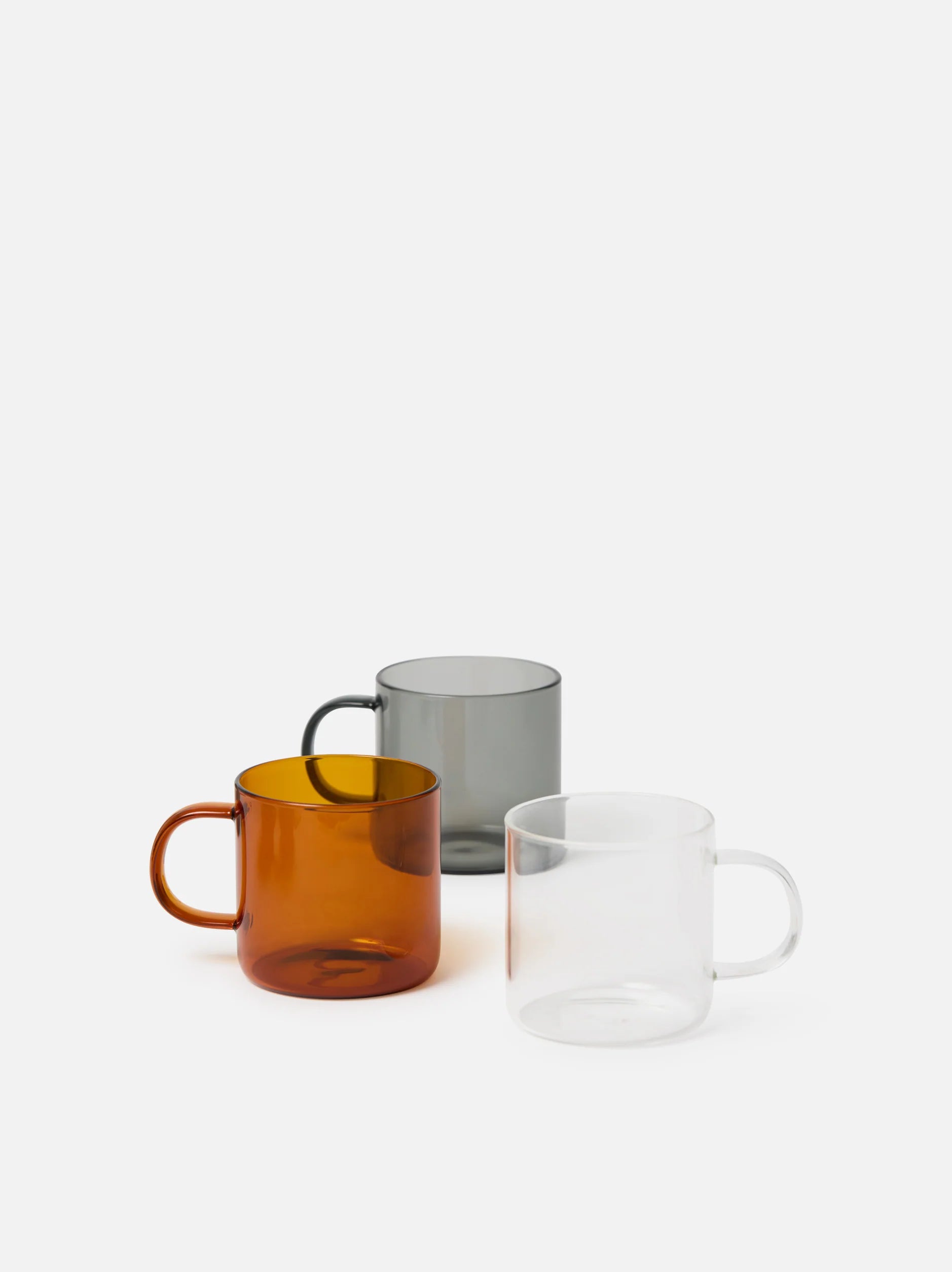 Citta Clear Glass Mug | Set Of 4