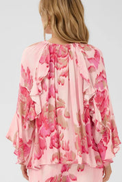 St Tropez Pollyana Blouse | Pink Multi