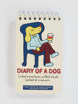 Blue Q Spiral Notebook | Diary Of A dog. Licked Some Faces, Sniffed A Bush