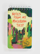 Blue Q Spiral Notebook | Notes From My Mushroom Trip