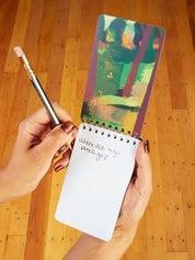 Blue Q Spiral Notebook | Notes From My Mushroom Trip