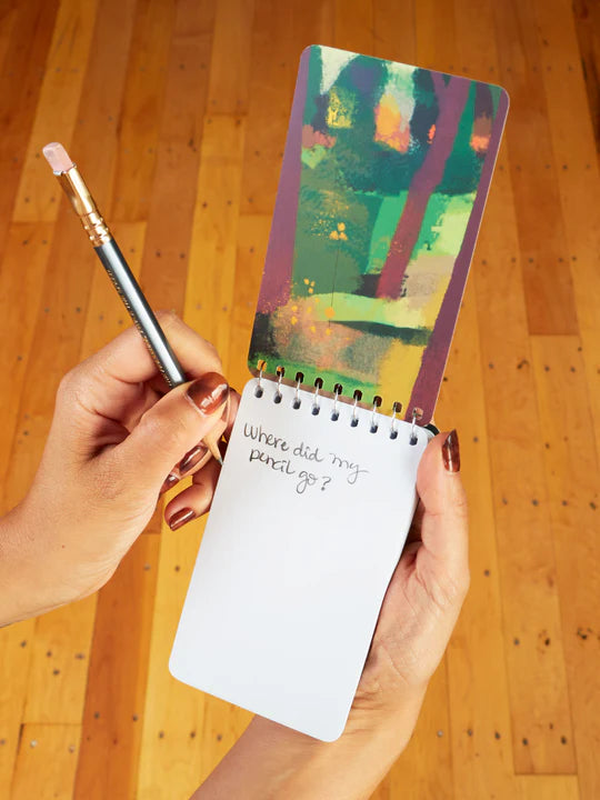 Blue Q Spiral Notebook | Notes From My Mushroom Trip