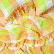 Society Of Wanderers Single Ruffle Sheet - Peach Lemonade