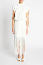 Bruuns Bazaar Pentzia Malisa Dress | Snow White