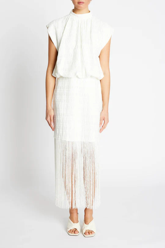 Bruuns Bazaar Pentzia Malisa Dress | Snow White