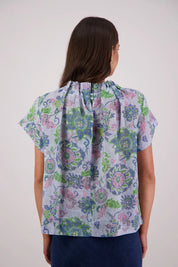 Briarwood Pia Top | Blue Floral