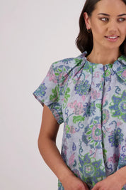 Briarwood Pia Top | Blue Floral