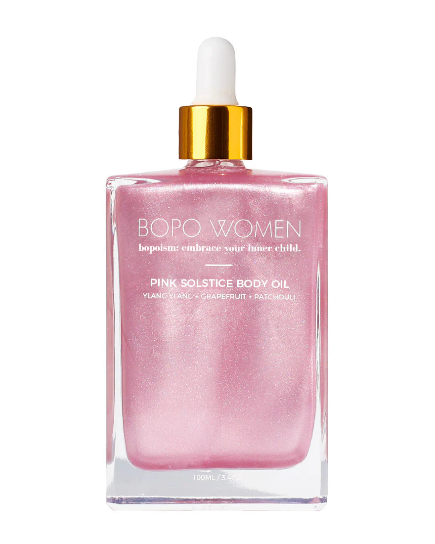 Bopo Women Pink Solstice Body Oil | Pink
