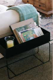 Saffron Inc Metal Planter | Black Short