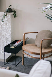 Saffron Inc Metal Planter | Black Short