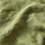 George Street Linen 100% Linen Duvet Cover Set | Queen Foliage