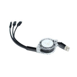 Queen of the Foxes Retractable Phone Charger | Black