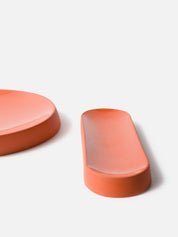 Citta Oblique Tray Brick | Rectangle Medium