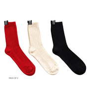 Moke Wool Blend Socks | Pack Of 3