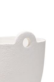 Rene 2 Handle Planter | White