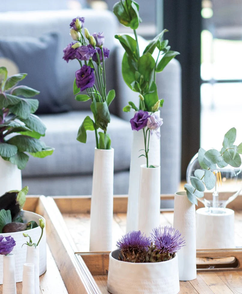 Radar Design Porcelain Poet Vase XL | White