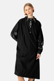 Ilsa Jacobsen Poncho Raincoat | Black