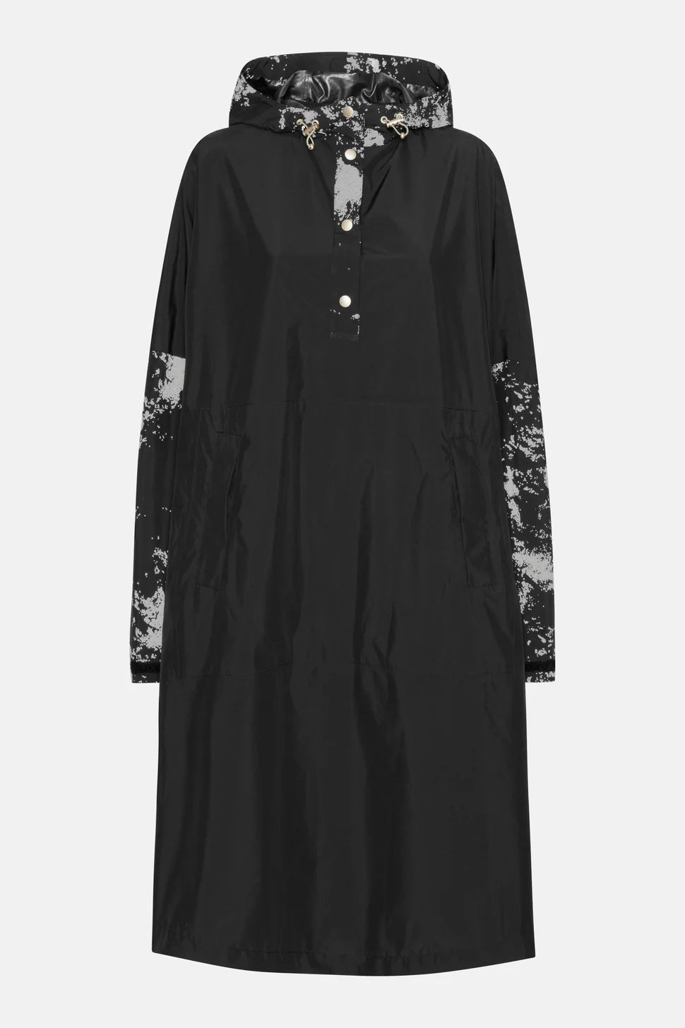 Ilsa Jacobsen Poncho Raincoat | Black