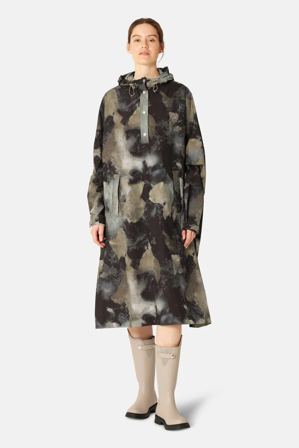 Ilsa Jacobsen Poncho Raincoat | Moss