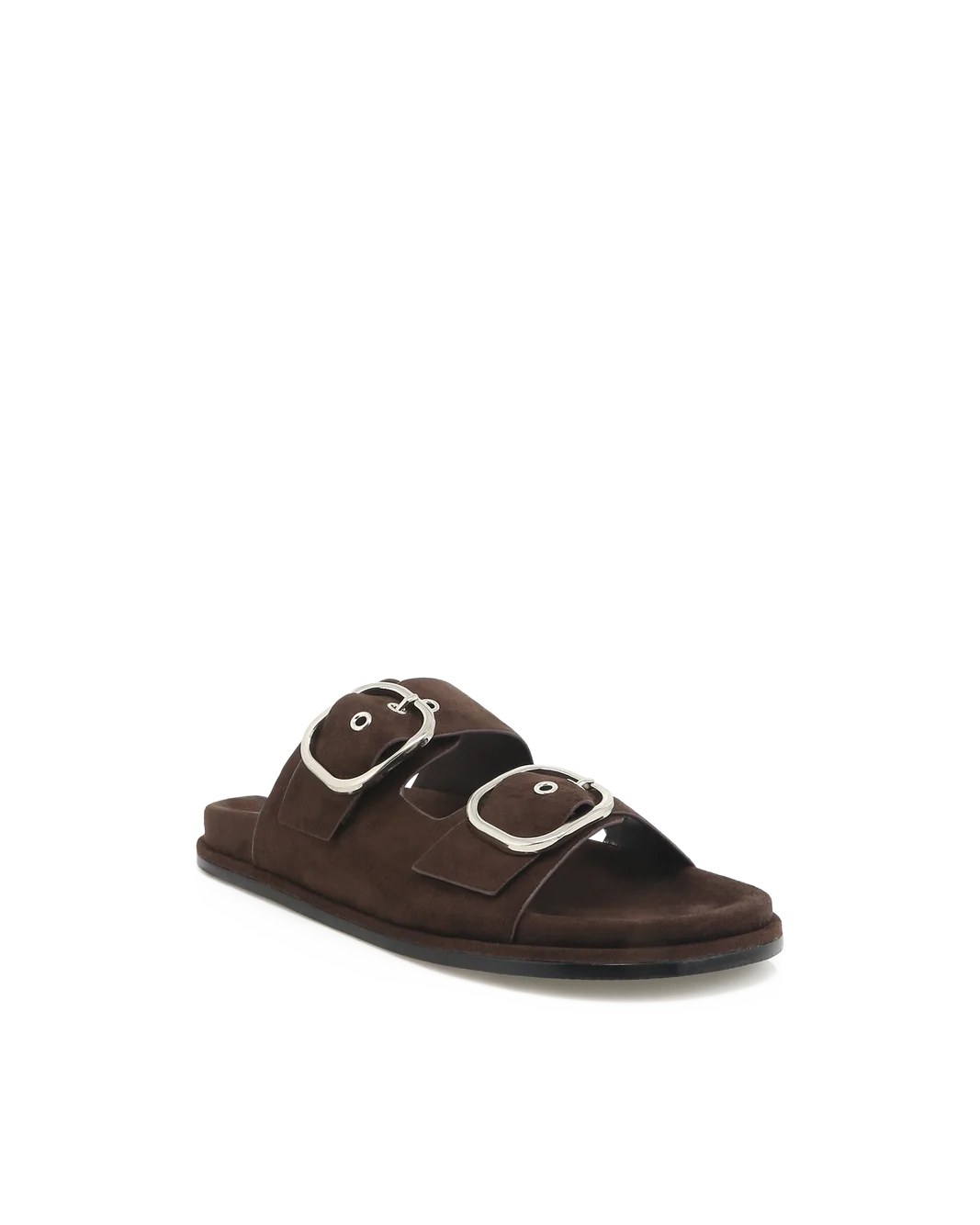 Billini Rebeca Slide | Dark Cacao Suede Slide