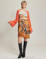 Me 369 Alani Rodeo Neck Mini Dress | Rodeo