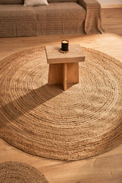 Hawthorne Jute Round Rug | Natural