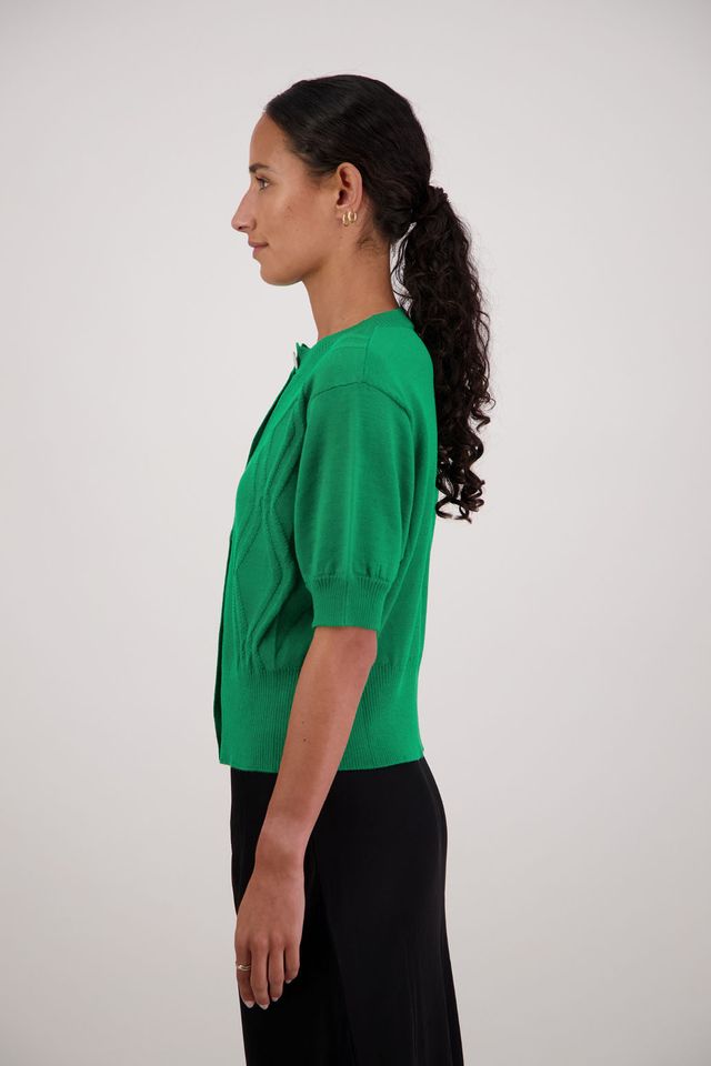 Briarwood French Cardigan | Emerald
