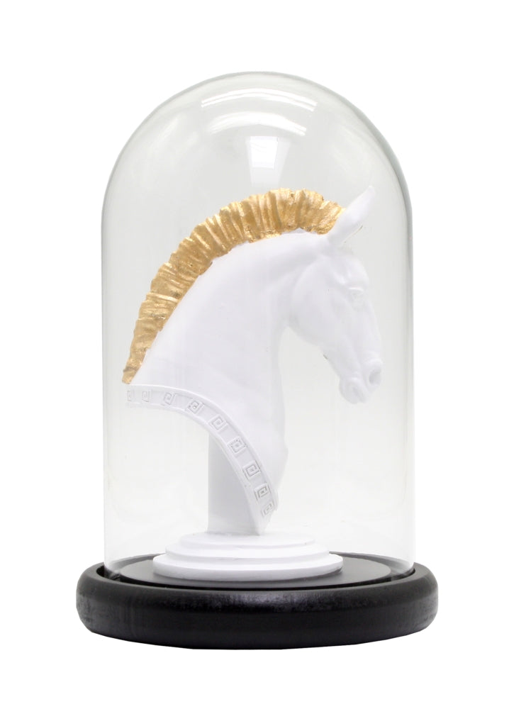 White Knight Horse Clouch