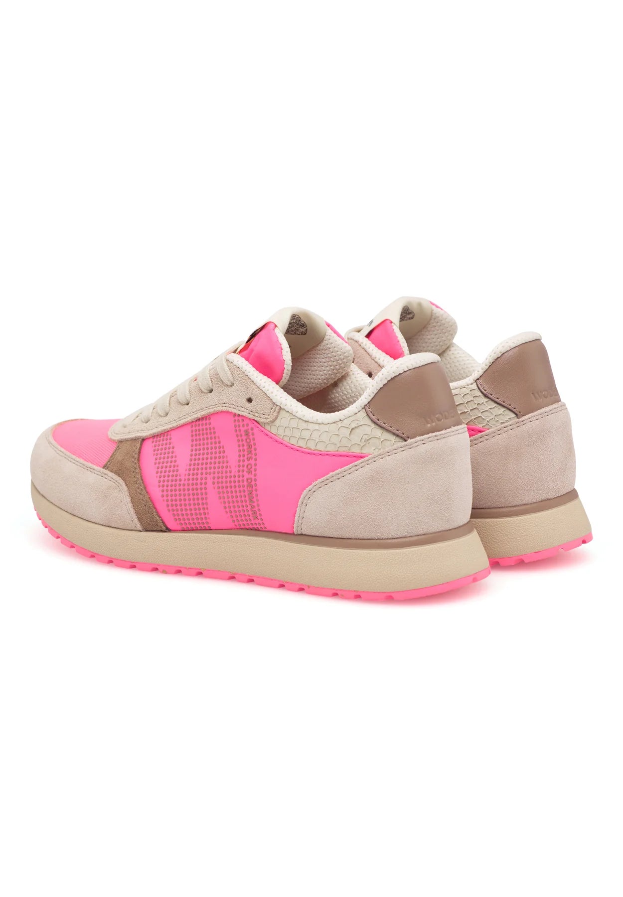 Woden Ronja Tricolor Sneaker | Raspberry Multi