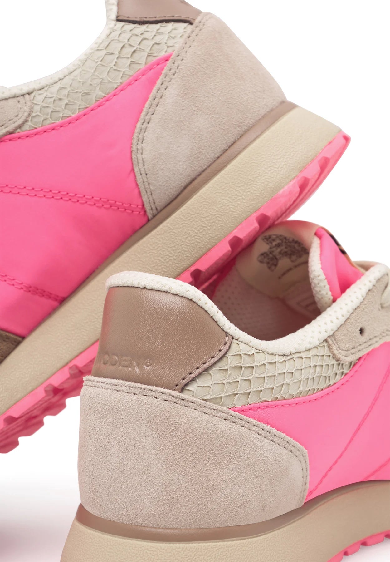 Woden Ronja Tricolor Sneaker | Raspberry Multi