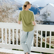 Moke Ruby Womens Tee | Avocado
